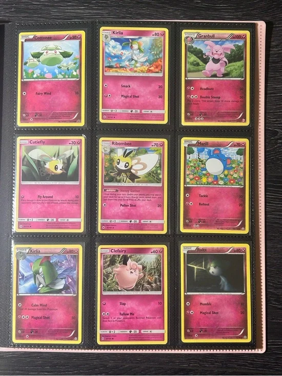 Pokémon Cutie Cards Fairy Type - 9 Cards Non-holo - Picture 7 of 7